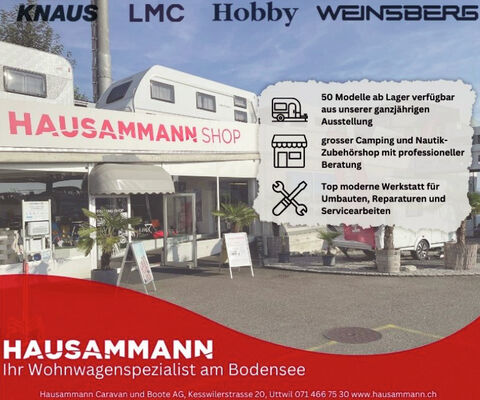 Hausammann - Ihr Wohnwagenspezialist am Bodensee!