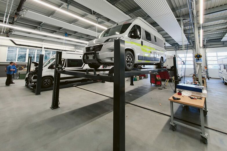 Die Kapazitäten im Kundendienstbereich wurden mit dem Neubau in Hindelbank verdoppelt.