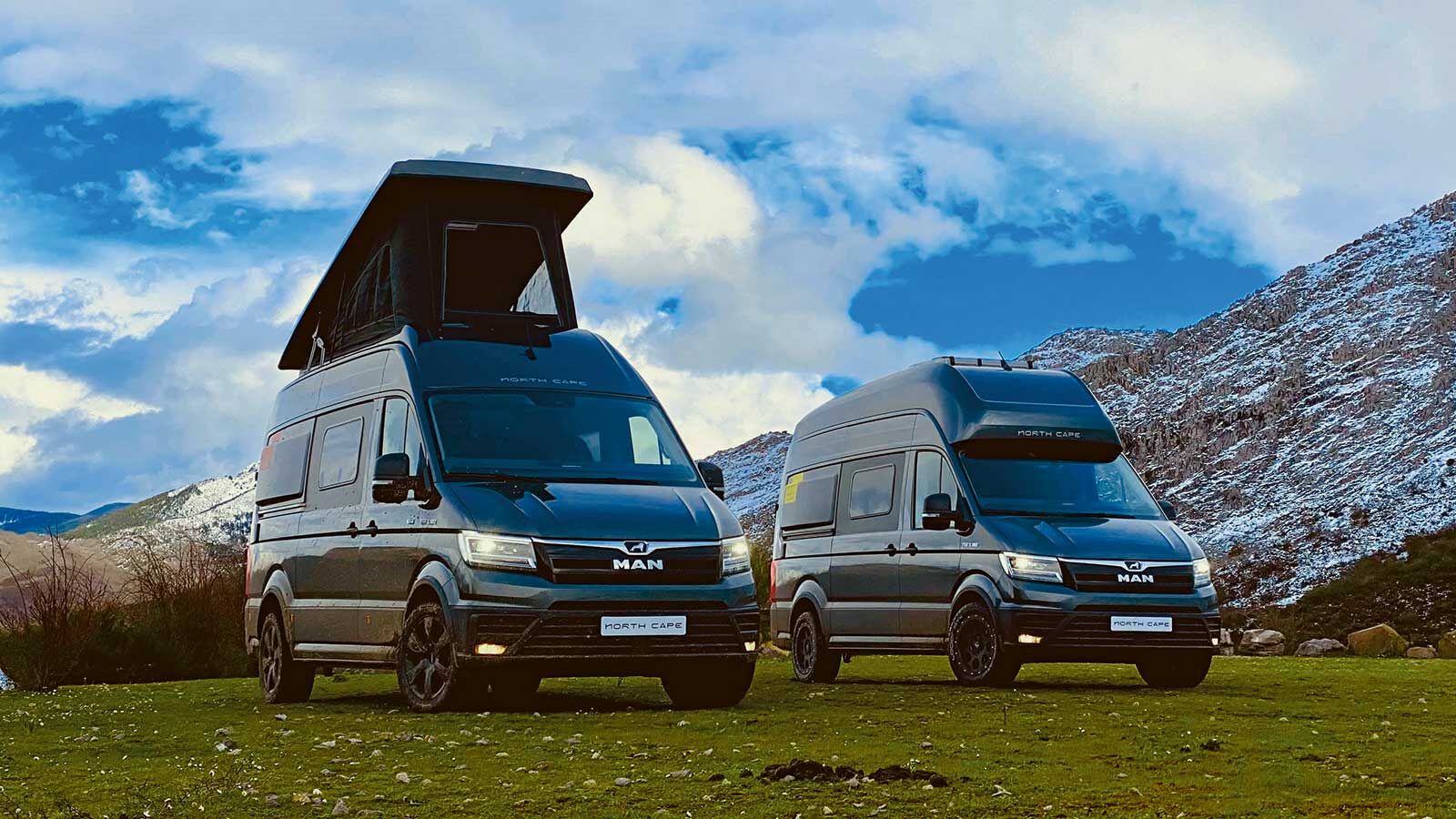 Un camping-car 4x4 North Cape est construit pour résister à divers terrains et conditions météorologiques.