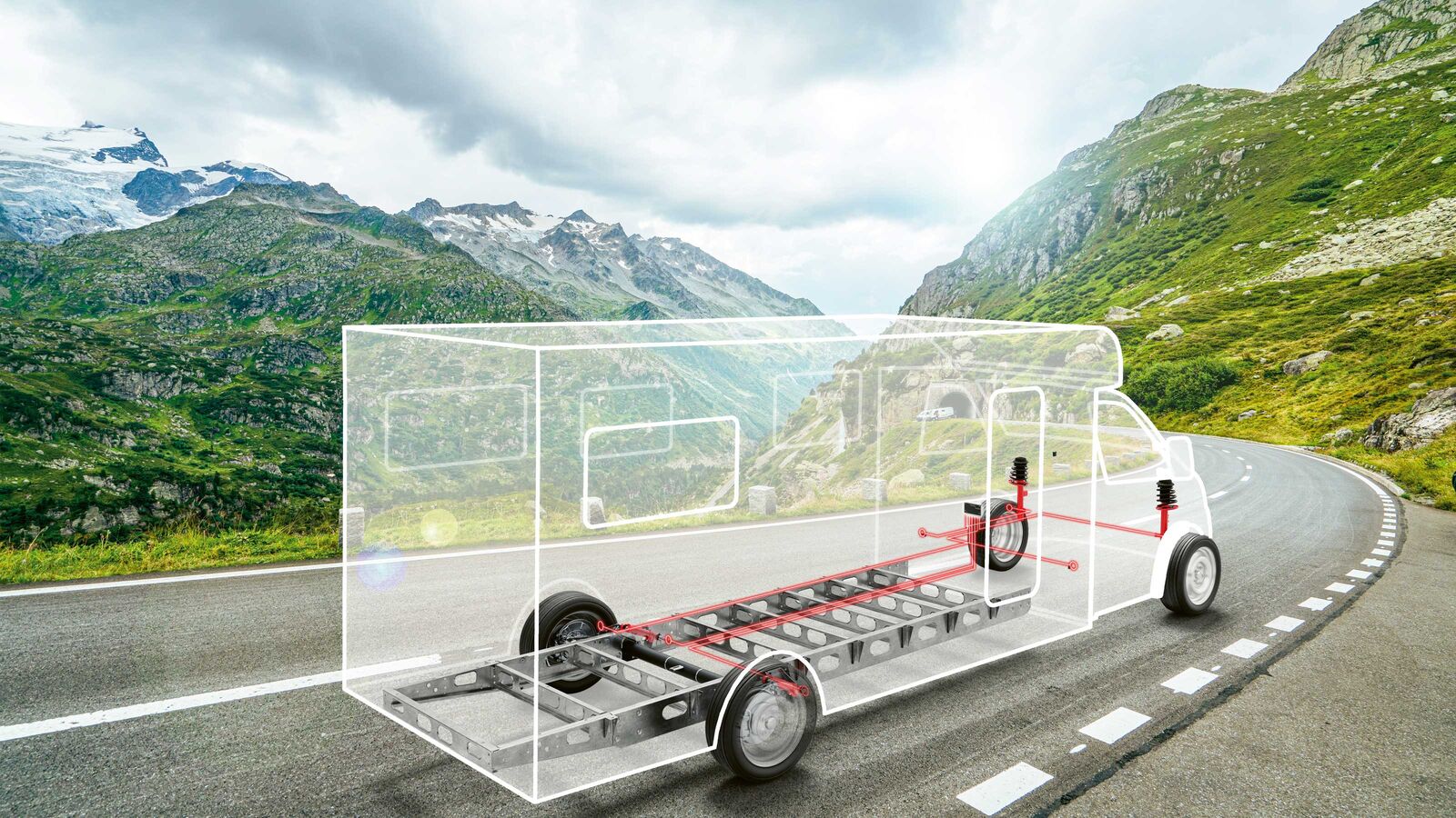 Mit dem Alko Comfort Drive schaukelt das Fahrzeug weniger und bremst sanfter, der Bremsweg verkürzt sich.