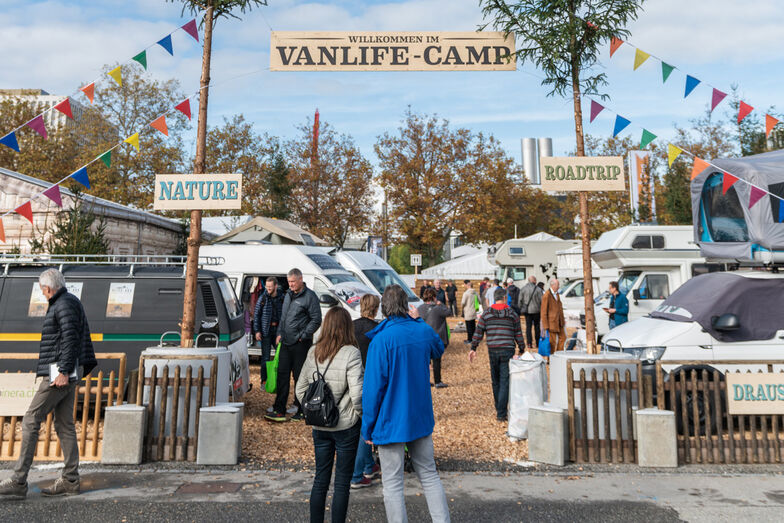 Authentische Camping-Stimmung.