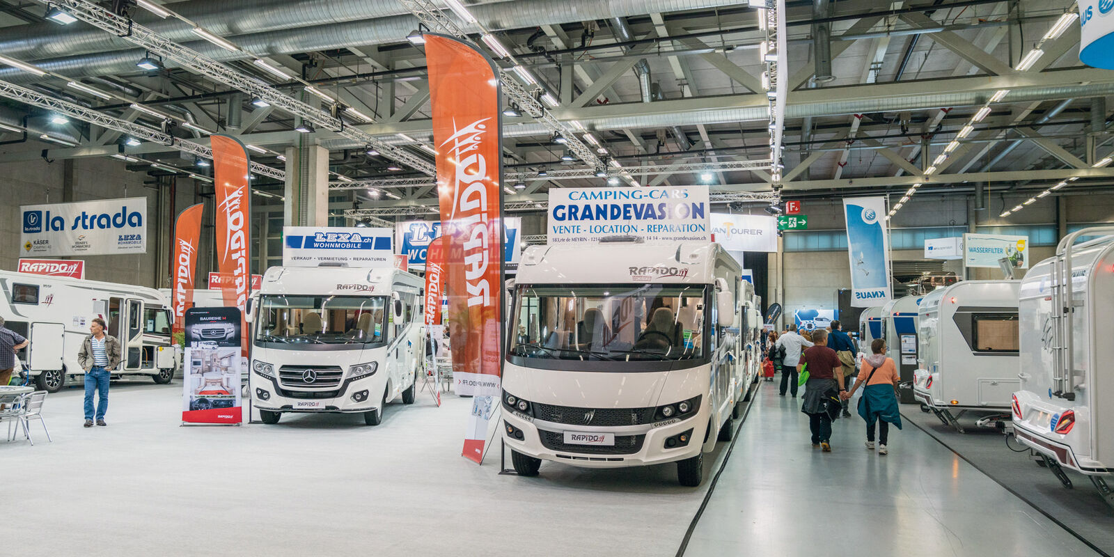 Nach nur zwei Tagen war die Messe Suisse Caravan Salon 2020 trotz Schutzkonzepts wieder geschlossen.