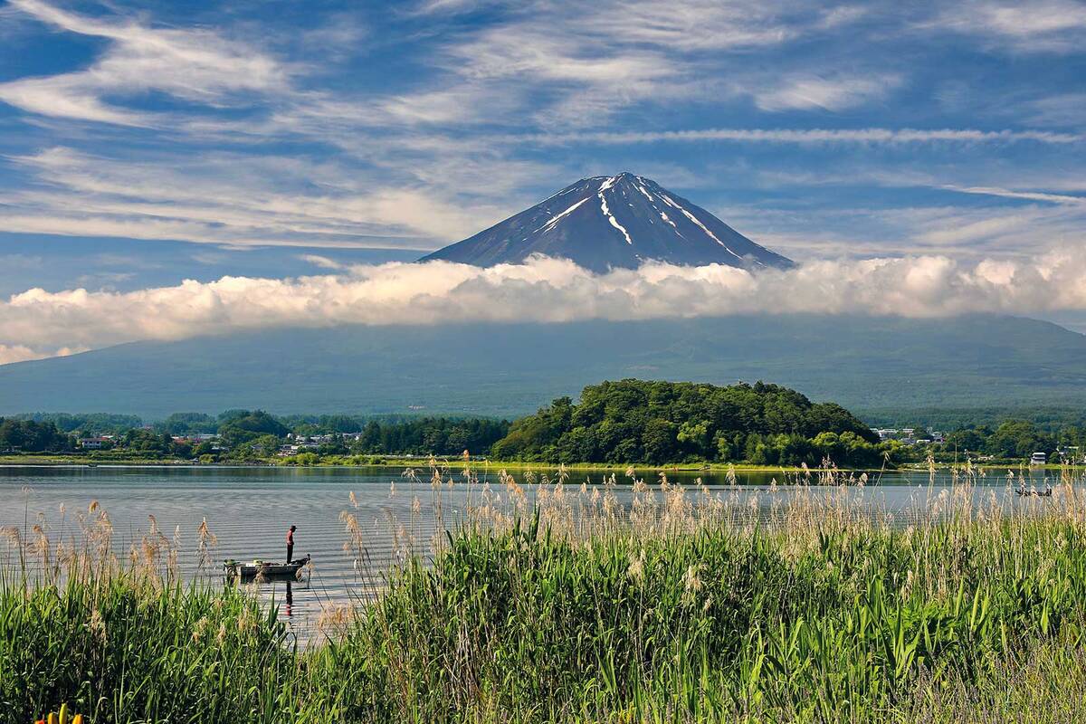 Der bei Japanern heilige Fuji-san ist der wohl bekannteste Vulkan in Japan.