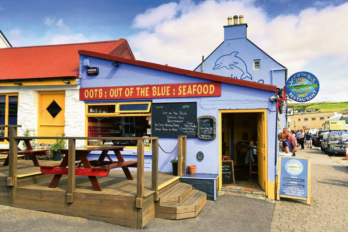 Die Früchte des Meeres werden an jeder Ecke angeboten.