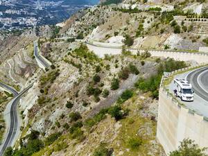 Souvent, le trajet est un vrai paysage de carte postale.