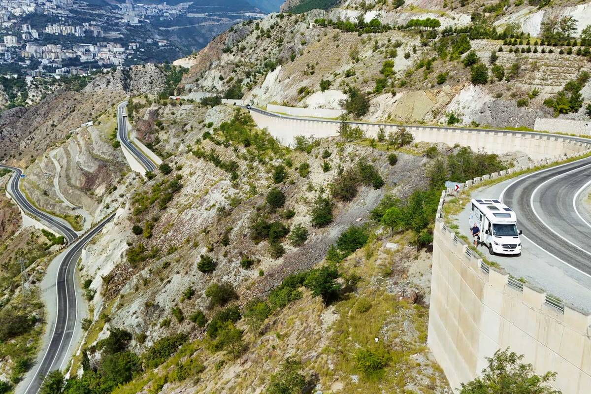 Souvent, le trajet est un vrai paysage de carte postale.