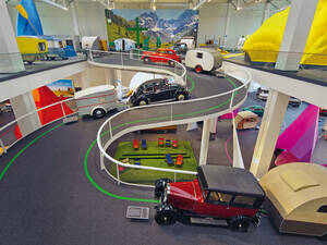 Le musée Erwin Hymer est quasiment un lieu de pèlerinage pour les adeptes de caravaning.