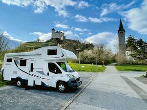 Le château de Gutenberg à Balzers, dans la Principauté de Liechtenstein.