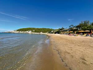 Einer der schönen Strände am Gargano.