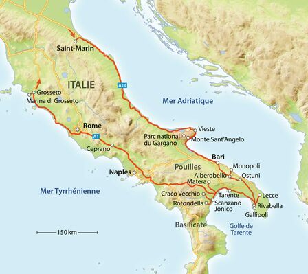 Route en Italie.
