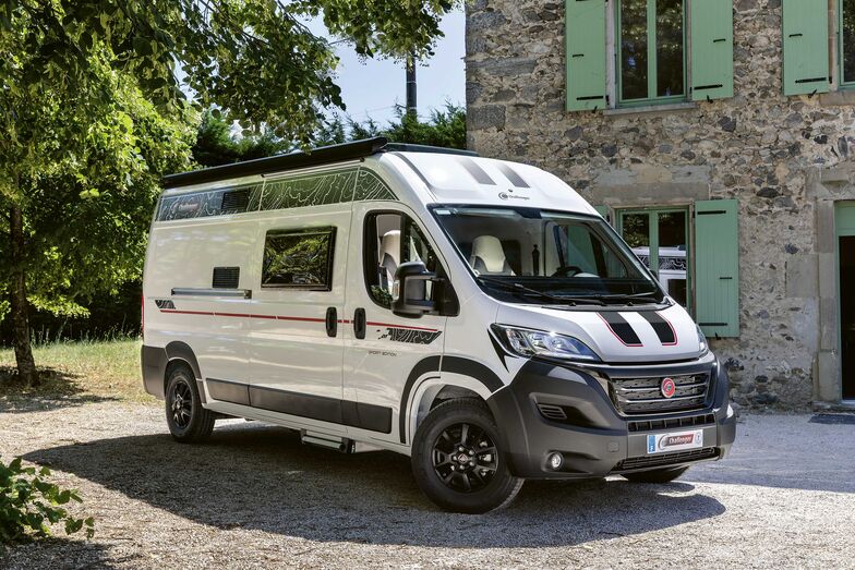 Die Vany-Sport-Sondermodelle V 114, V 114 Max und V 210 werden auf dem Fiat-Ducato aufgebaut.