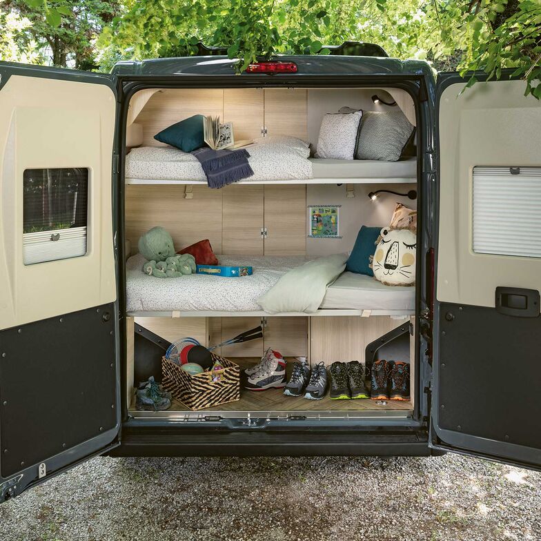 Couchages ou espaces de rangement