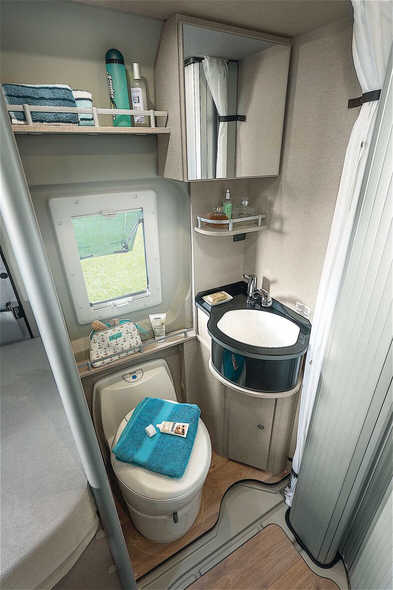 Clevere Waschraumlösung mit Erweiterung zum grossen Duschraum.