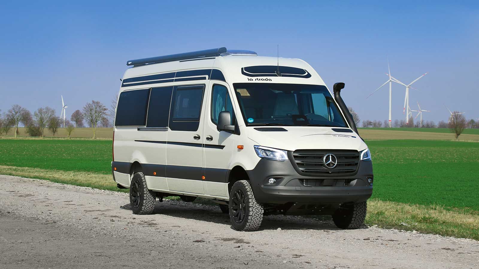 Le modèle La Strada Regent EB 4×4 configuré offre une puissance suffisante et de véritables qualités Offroad pour des excursions hors des sentiers battus.